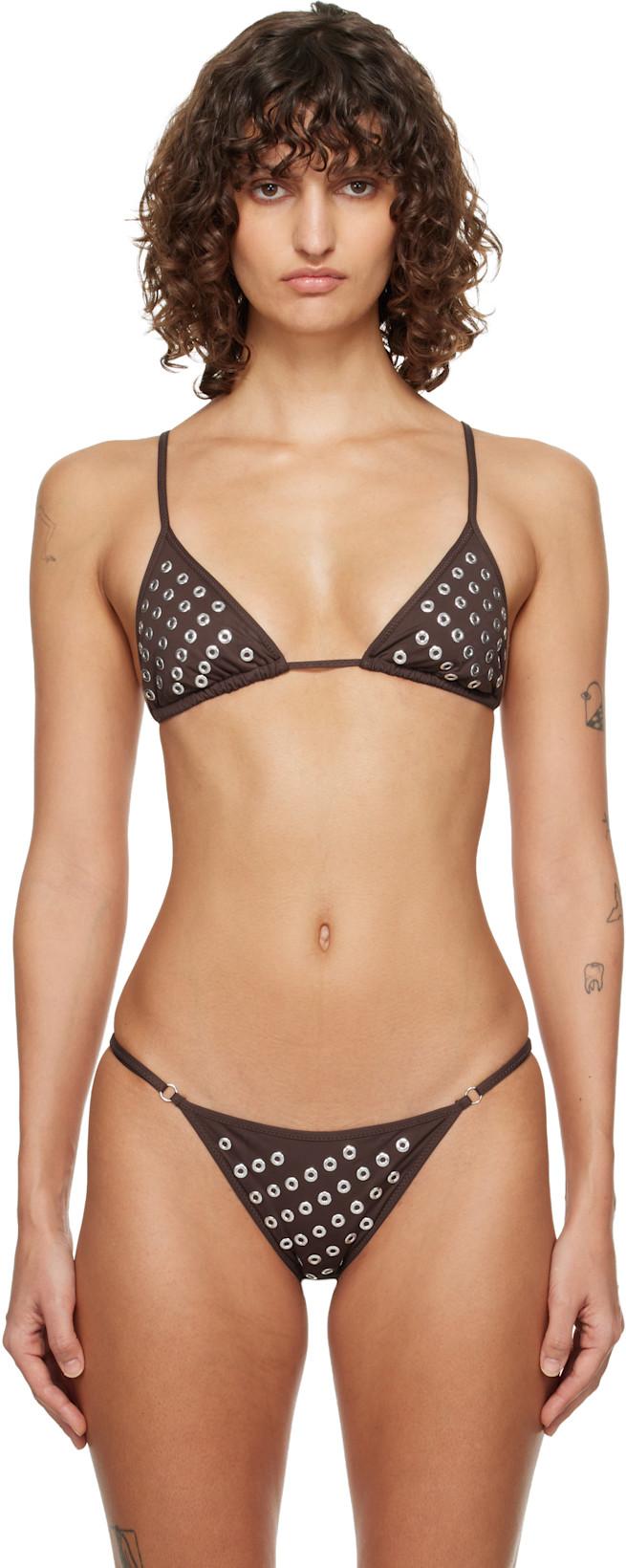 Brown Emily Bikini Top by GIMAGUAS