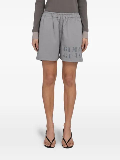 Gima logo-print shorts by GIMAGUAS