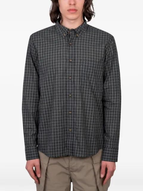 Jeremy check-pattern button-down shirt by GIMAGUAS