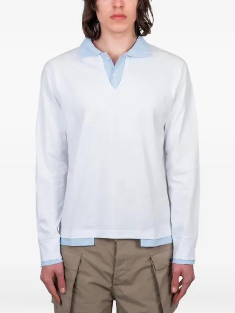 Luis layered-effect polo shirt by GIMAGUAS