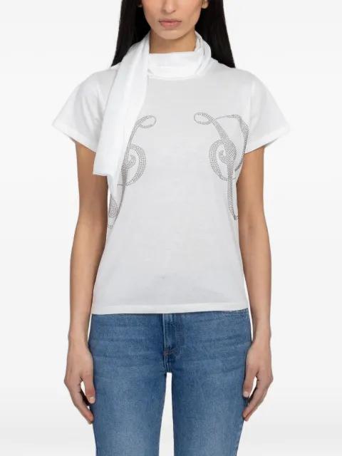 Phoebe stud-embellished T-shirt by GIMAGUAS