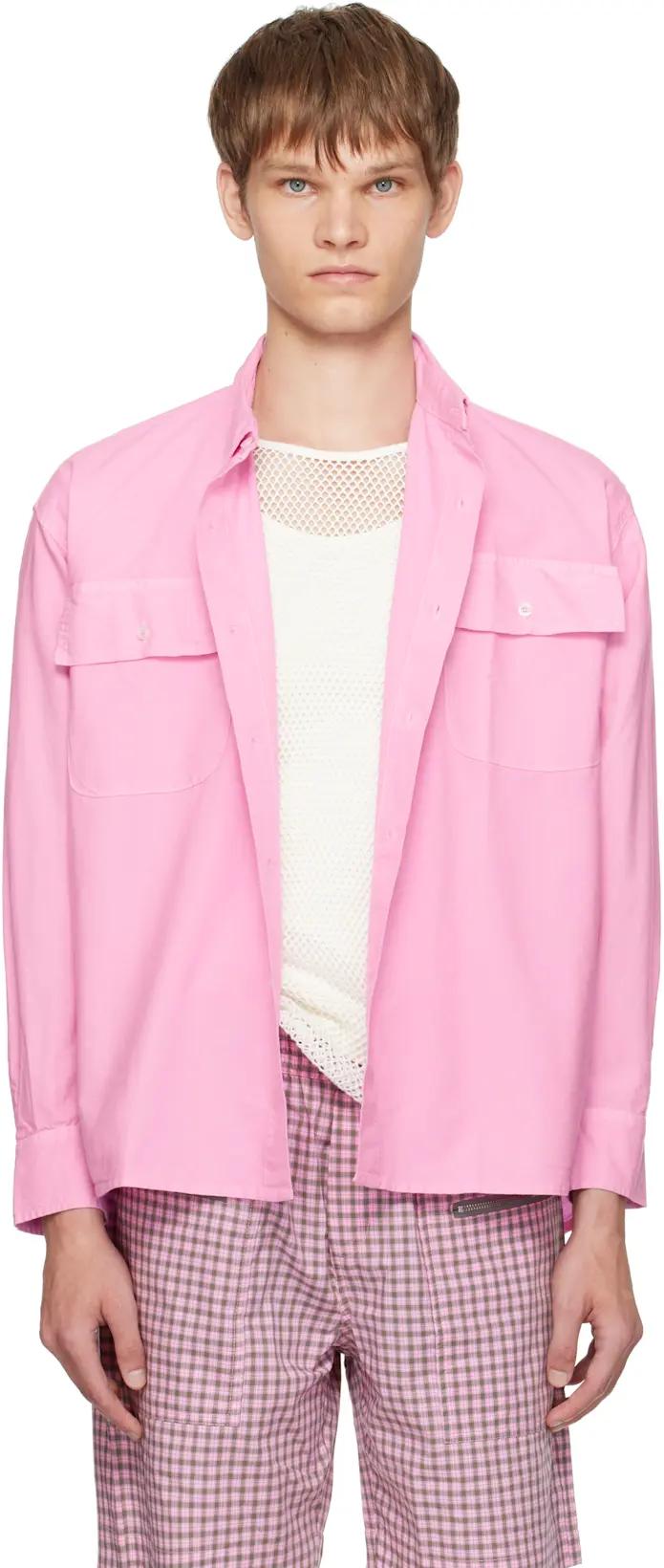 Pink Barrie LS Shirt by GIMAGUAS