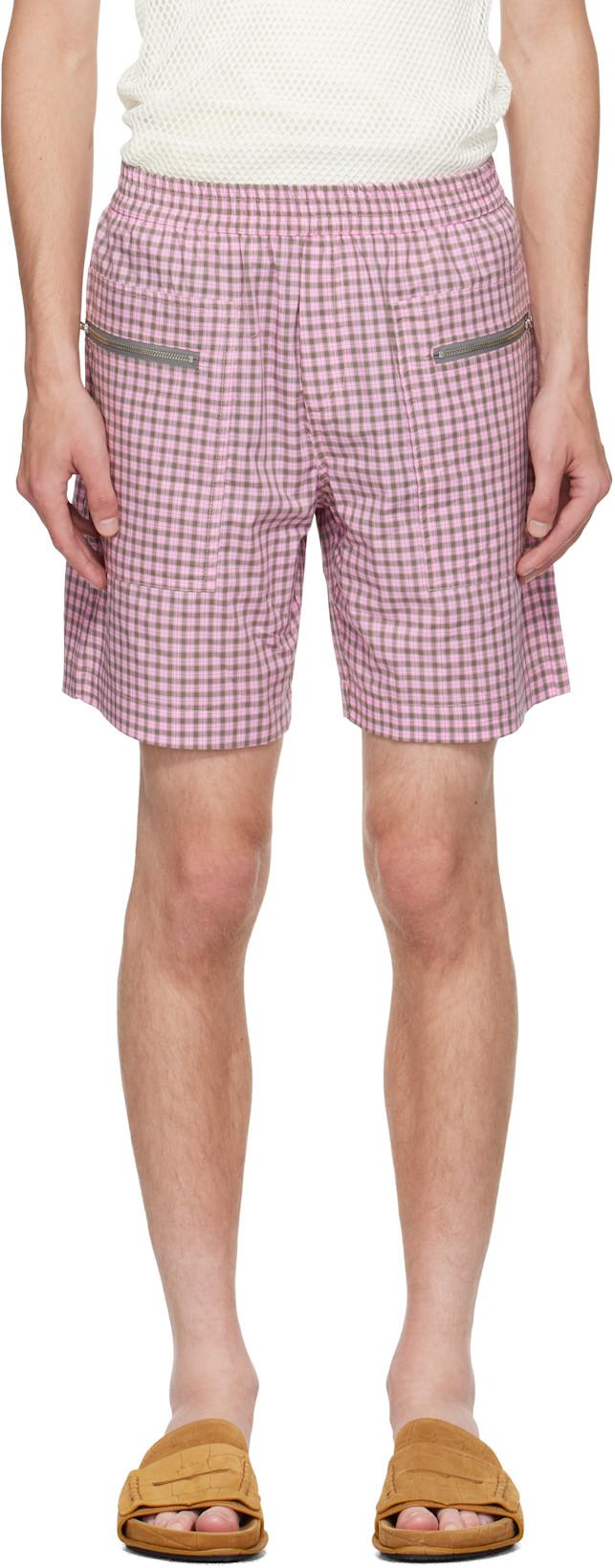 Pink & Green Quique Shorts by GIMAGUAS
