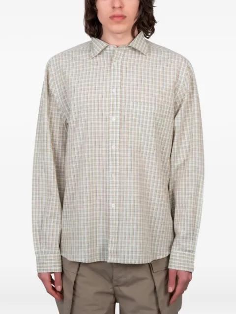 Ruben check-print shirt by GIMAGUAS