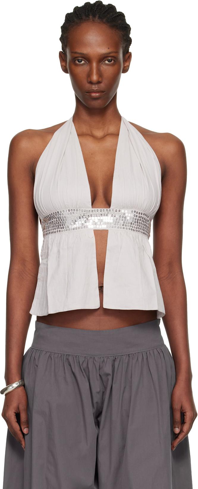 Taupe Infinito Top by GIMAGUAS