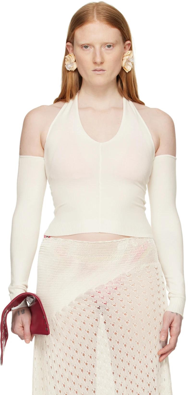 White Birke Sweater by GIMAGUAS