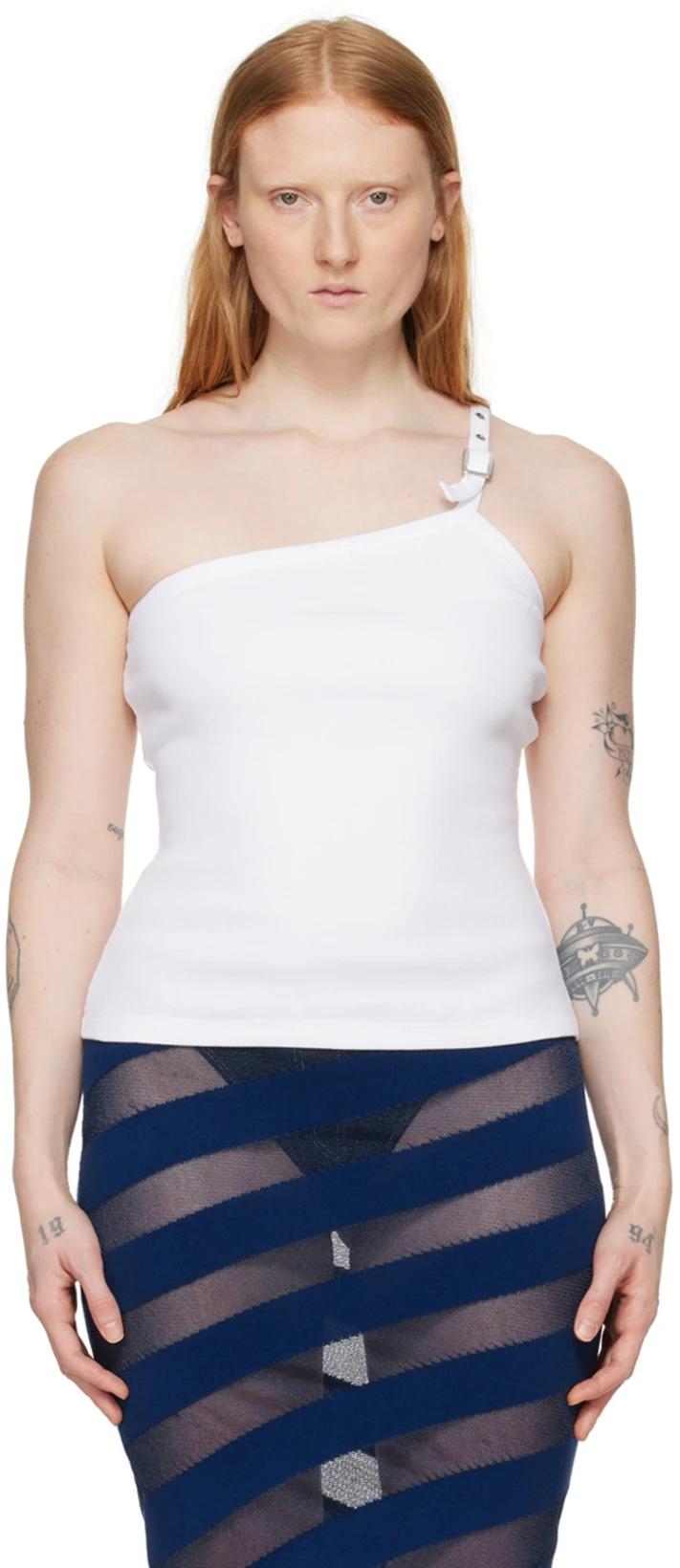White Nicki Tank Top by GIMAGUAS