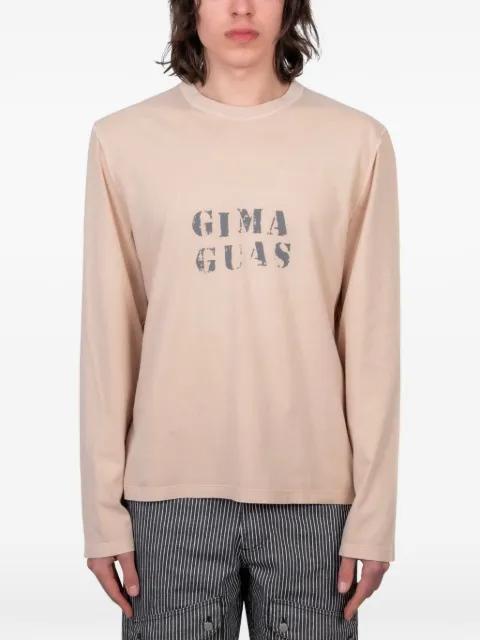 logo-print long-sleeve T-shirt by GIMAGUAS