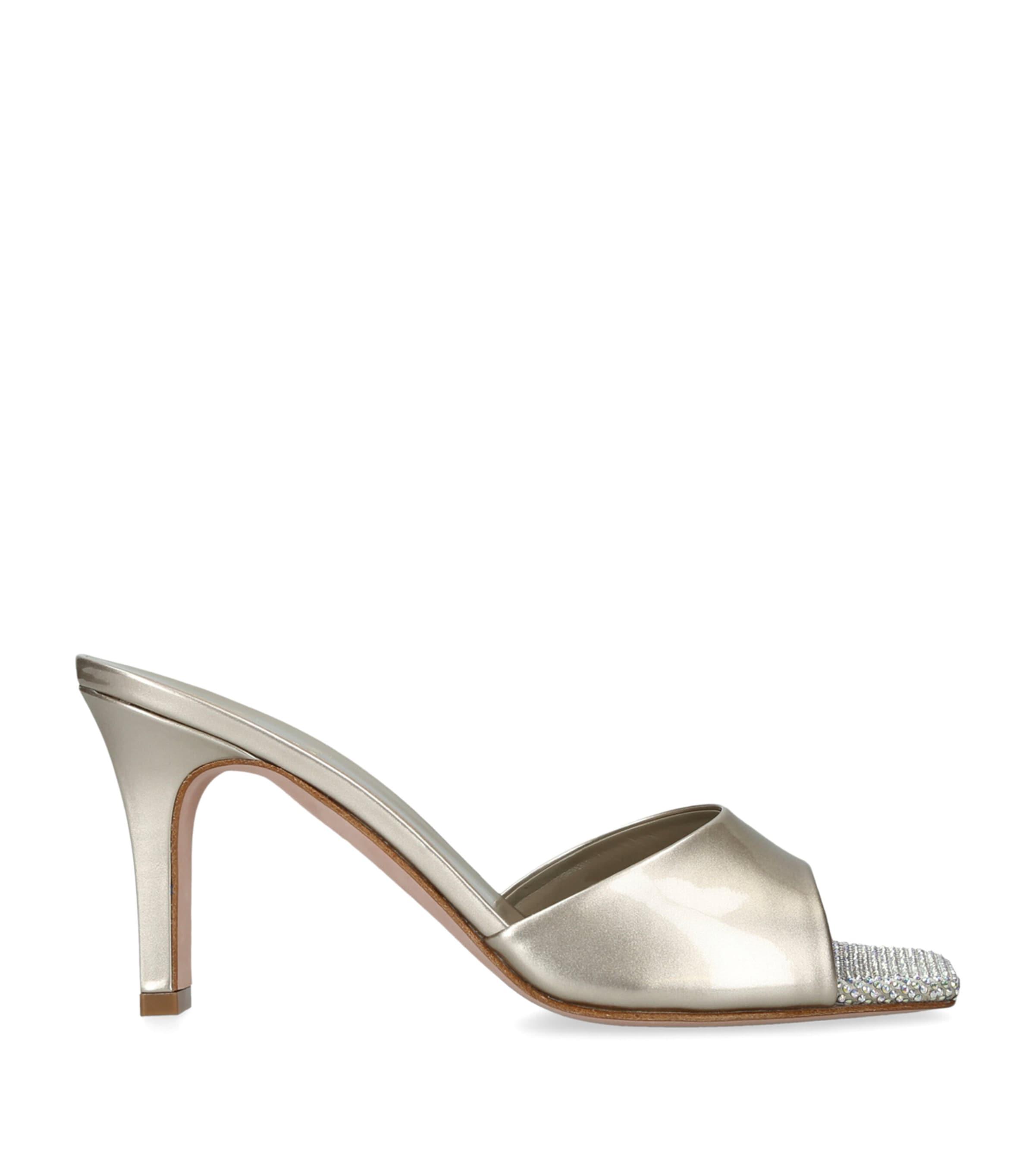 Gina Patent Leather Yasmin Mules 85 by GINA