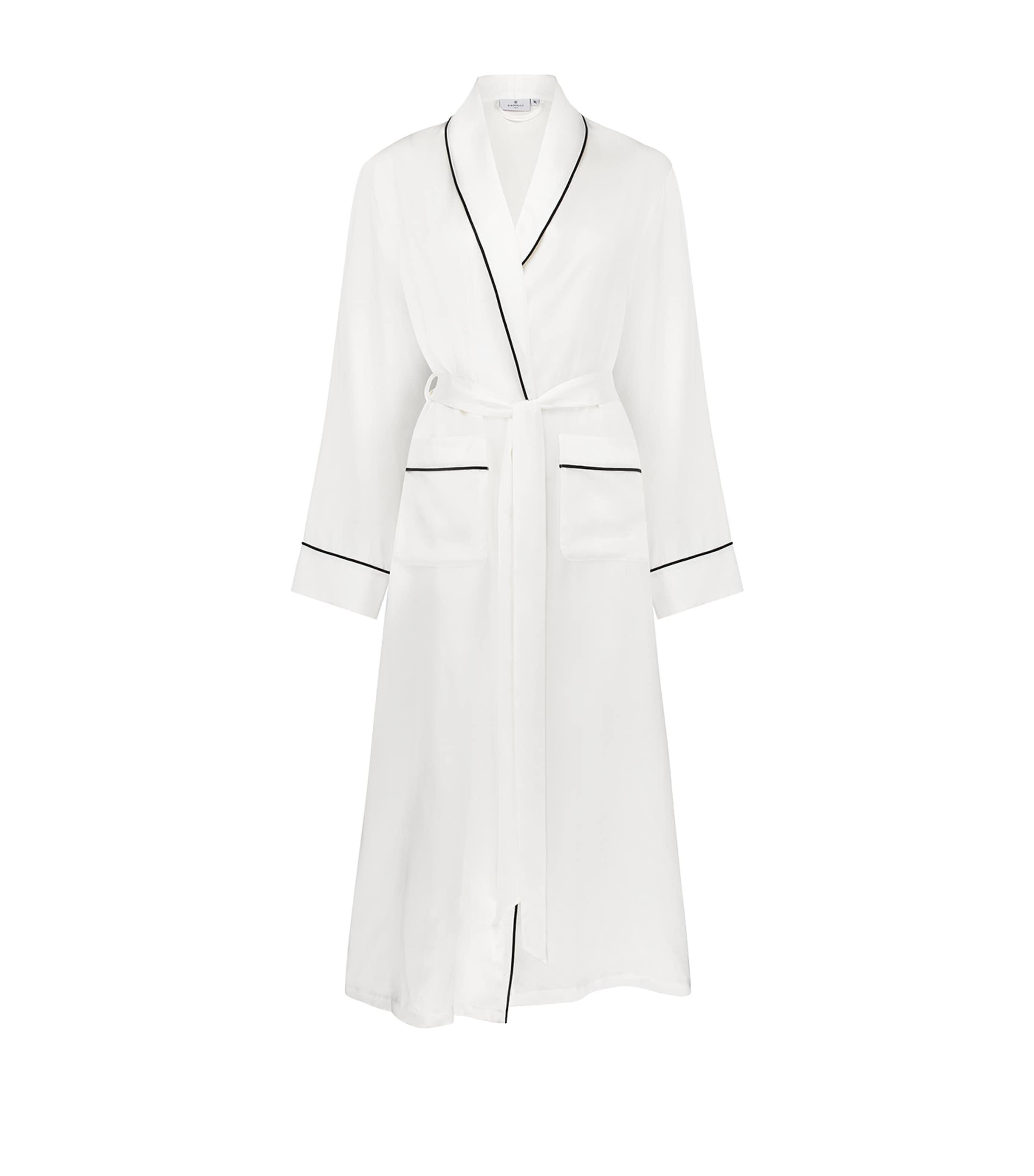 Gingerlily Large Mulberry Silk Dressing Gown by GINGERLILY