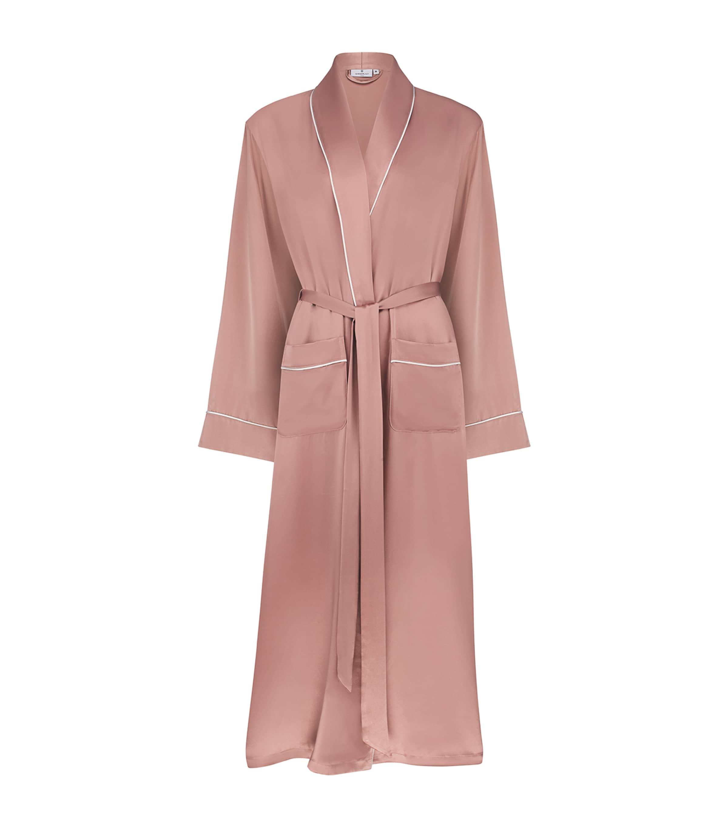 Gingerlily Small Mulberry Silk Dressing Gown by GINGERLILY