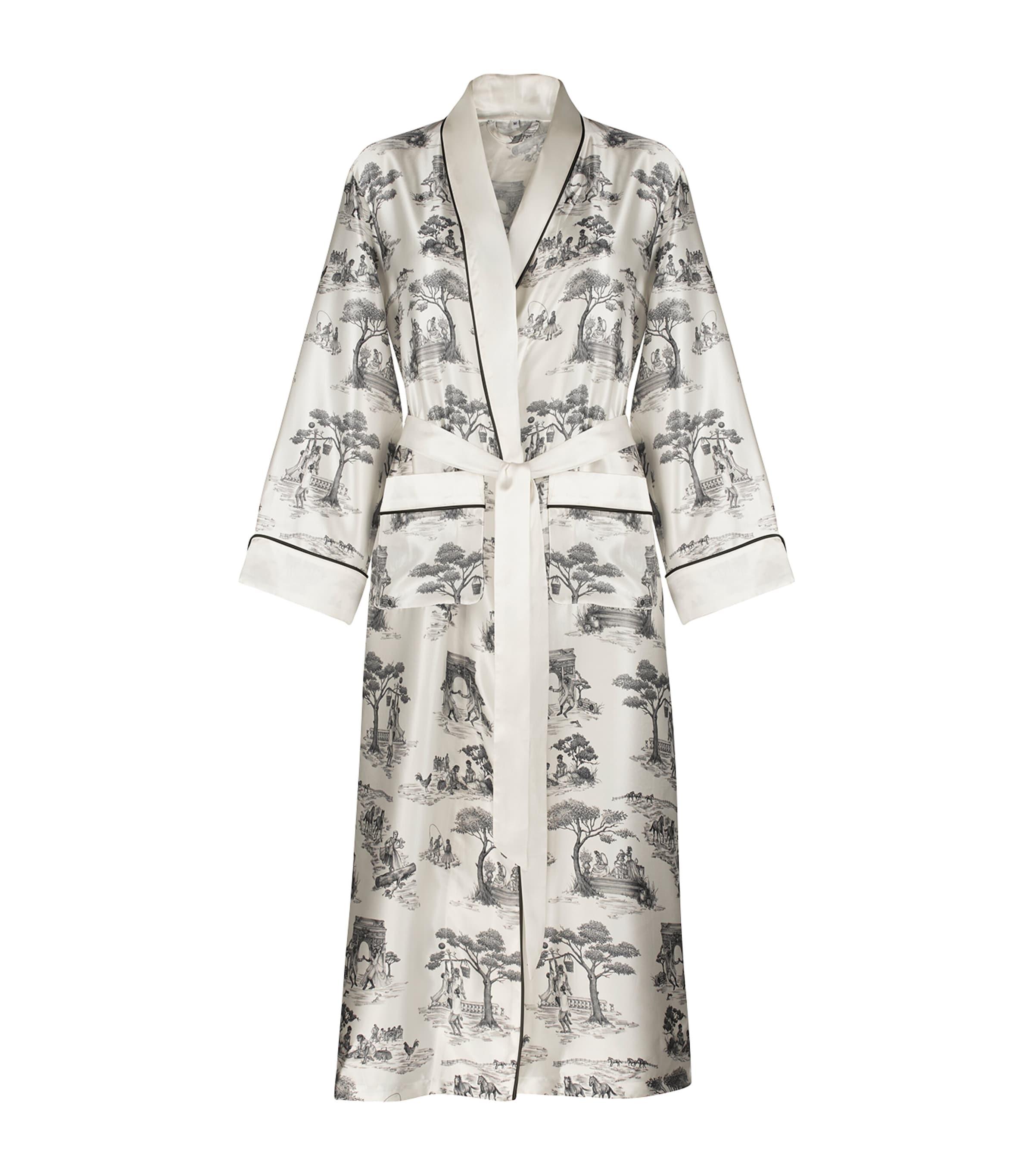 Gingerlily x Sheila Bridges Harlem Toile Print Robe (Medium) by GINGERLILY