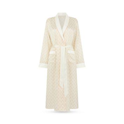 Seashells Silk Dressing Gown by GINGERLILY
