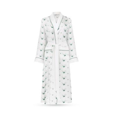 X Memo Press Silk Robe by GINGERLILY