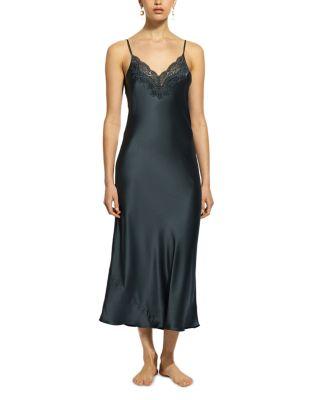 Silk Lace Slip by GINIA