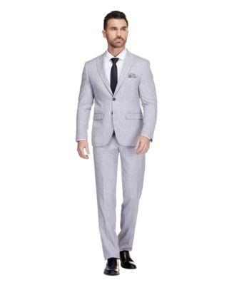 Men's 2-Piece Stretch Slim-Fit Suit by GINO VITALE