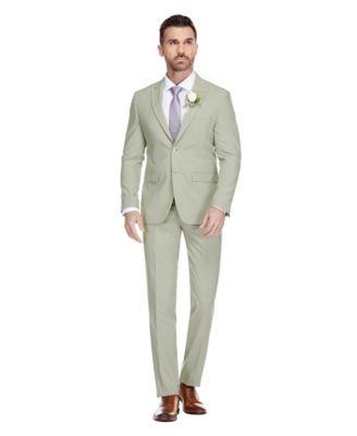 Men's 2-Piece Stretch Slim-Fit Suit by GINO VITALE