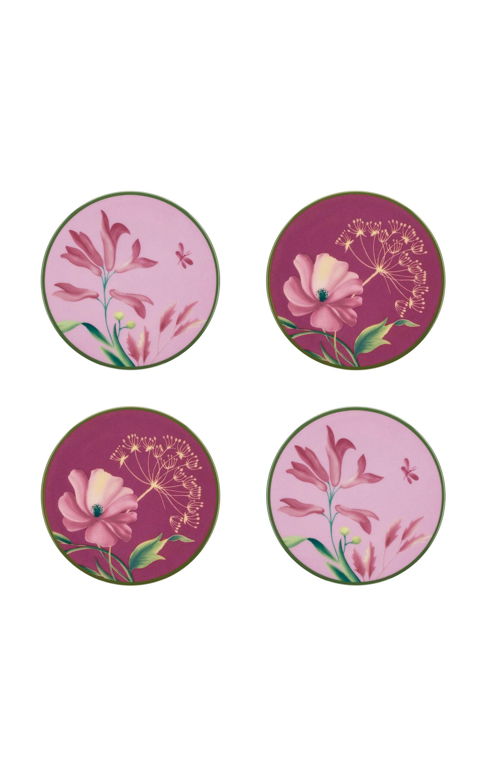 Ginori 1735 - Set-of-Four Florenza Coasters - Print - Moda Operandi by GINORI 1735