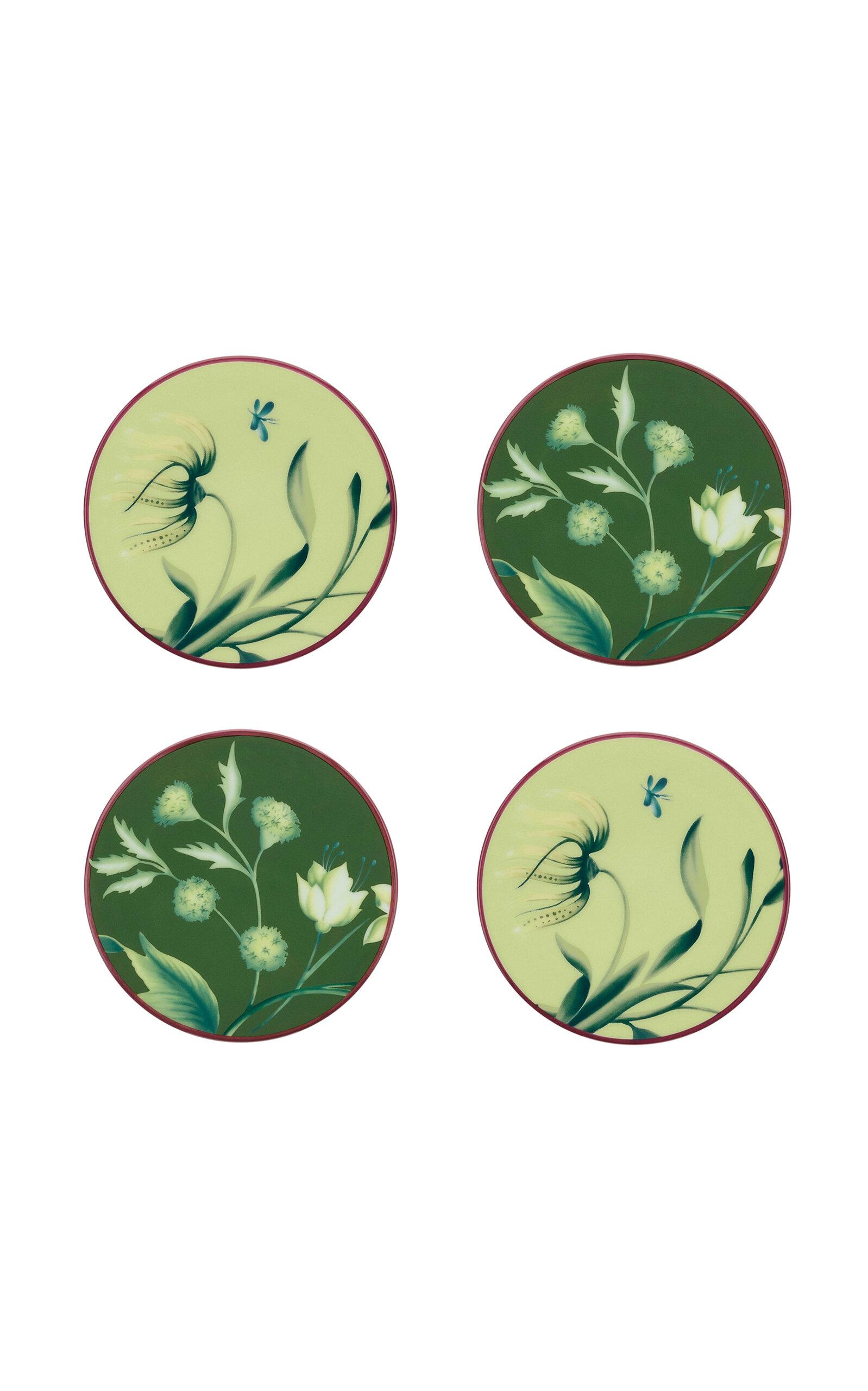 Ginori 1735 - Set-of-Four Florenza Coasters - Print - Moda Operandi by GINORI 1735