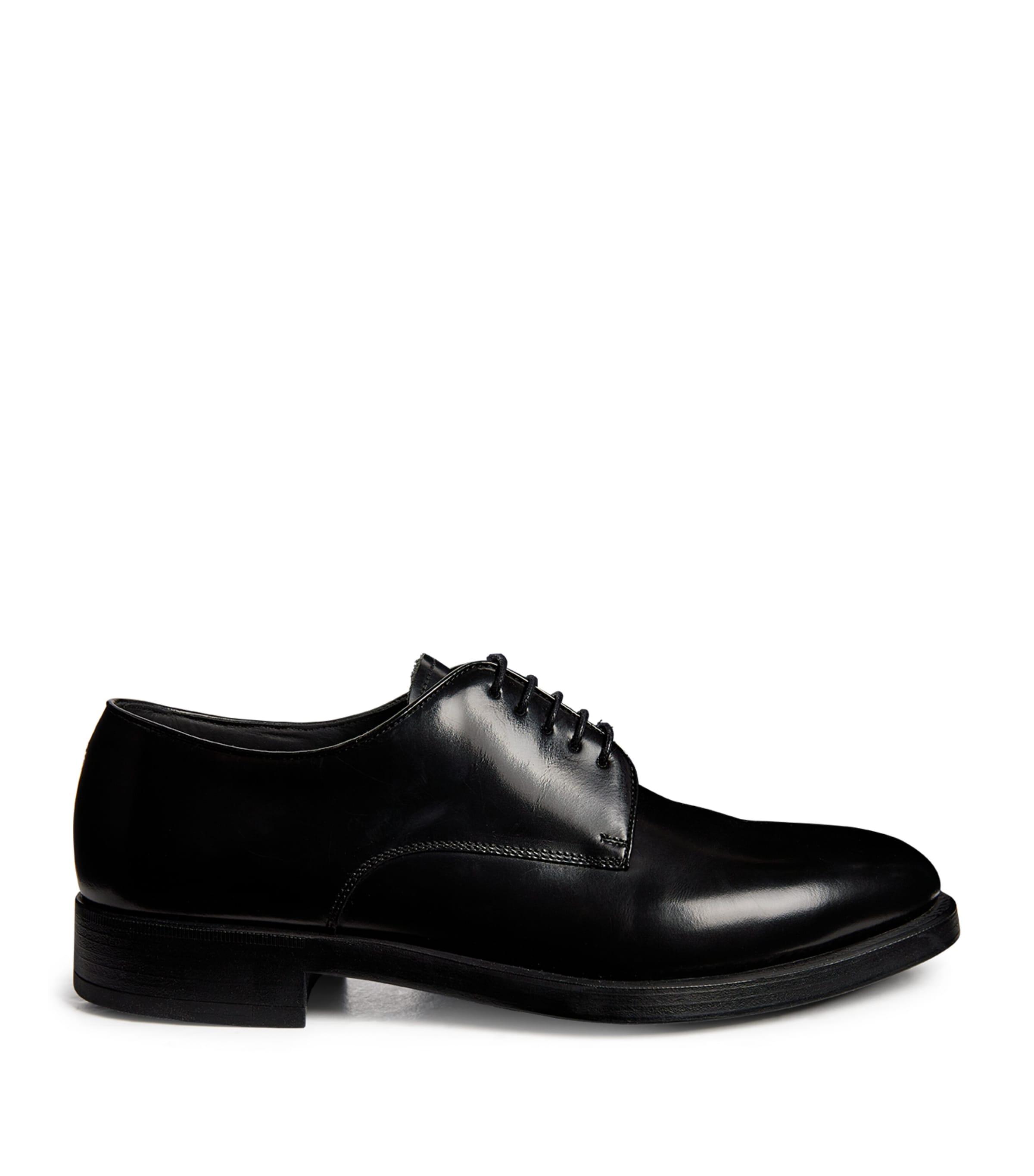 Giorgio Armani Leather Derby Shoes by GIORGIO ARMANI