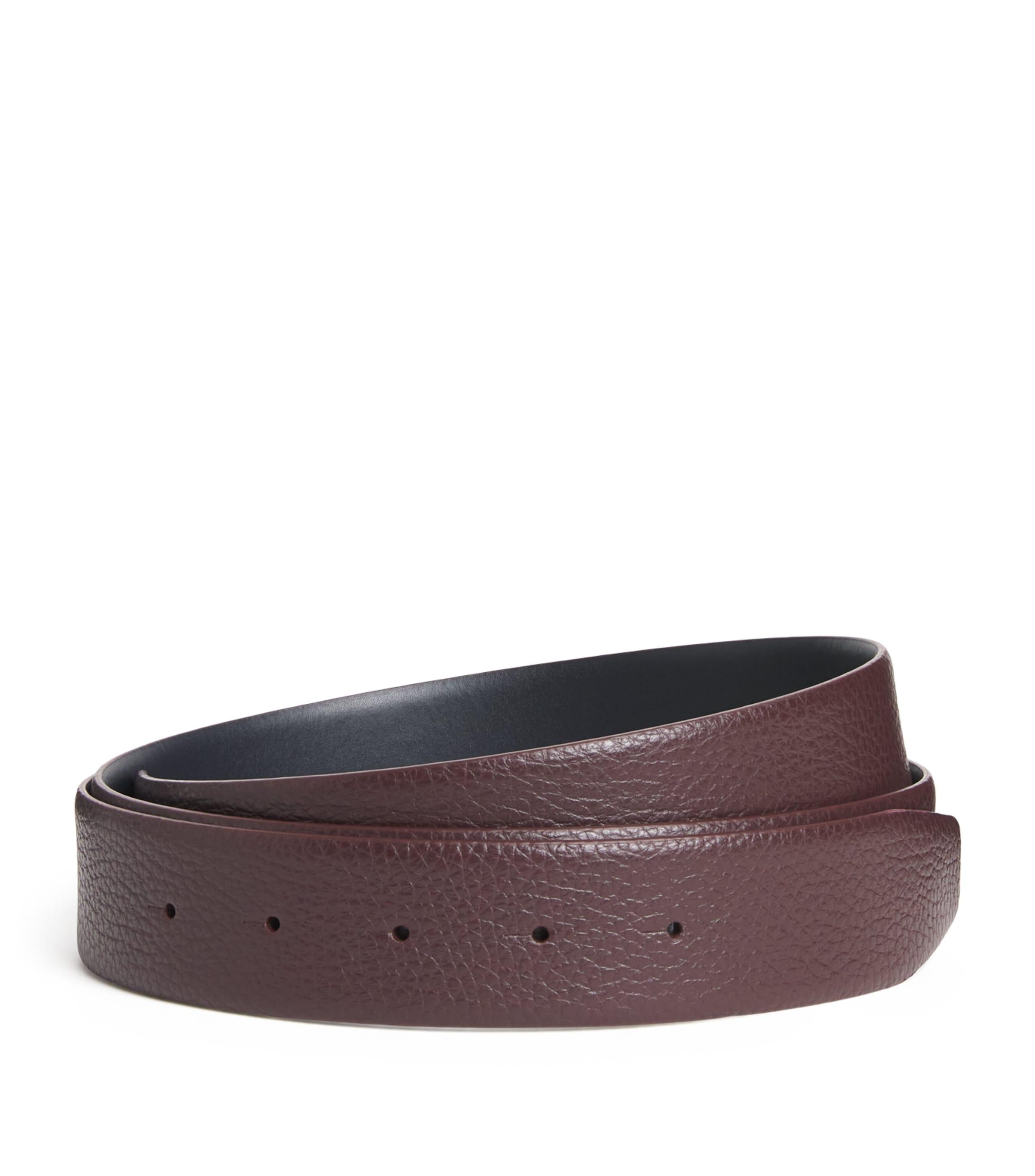 Giorgio Armani Leather Reversible Belt Strap by GIORGIO ARMANI