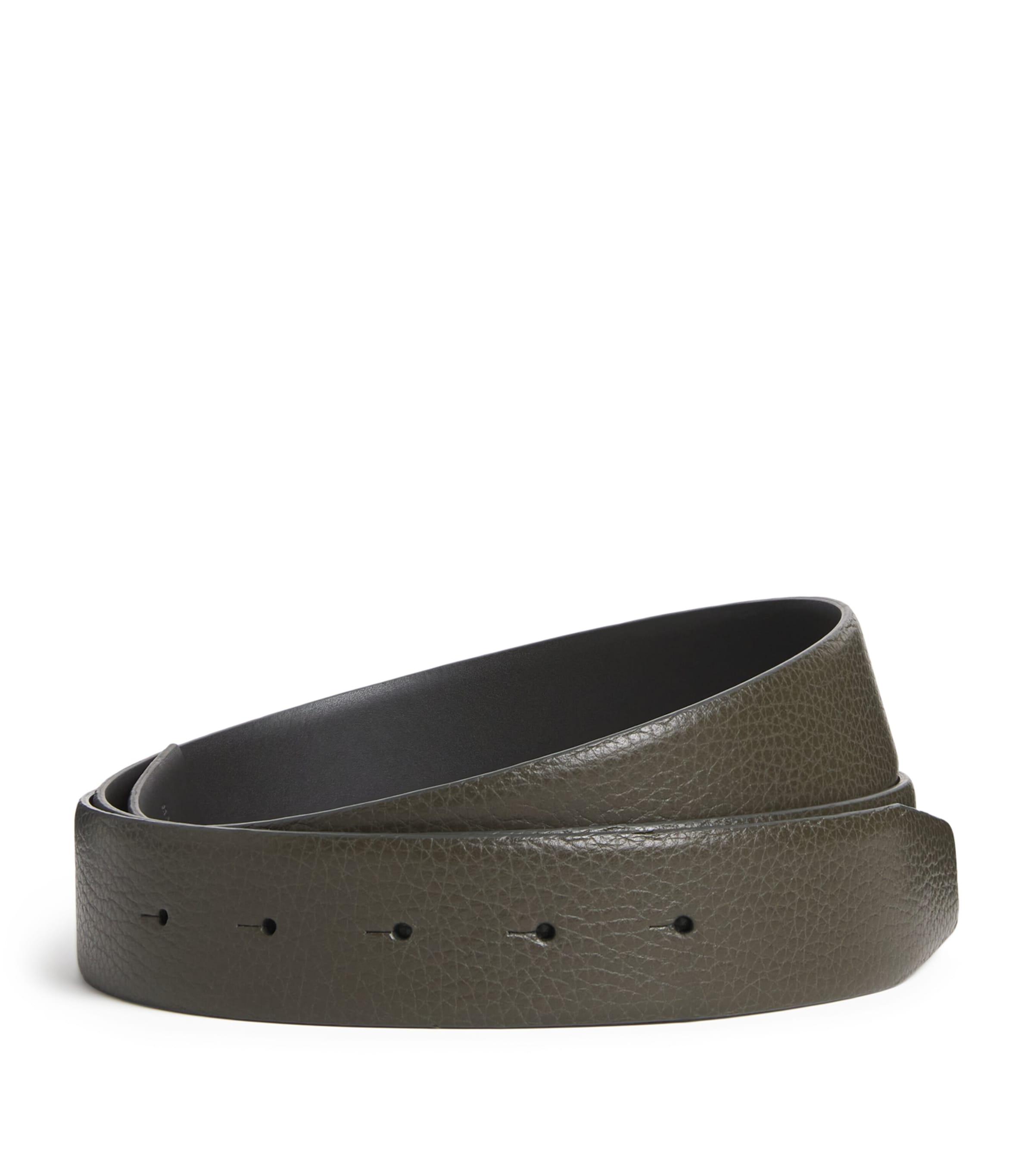 Giorgio Armani Leather Reversible Belt Strap by GIORGIO ARMANI