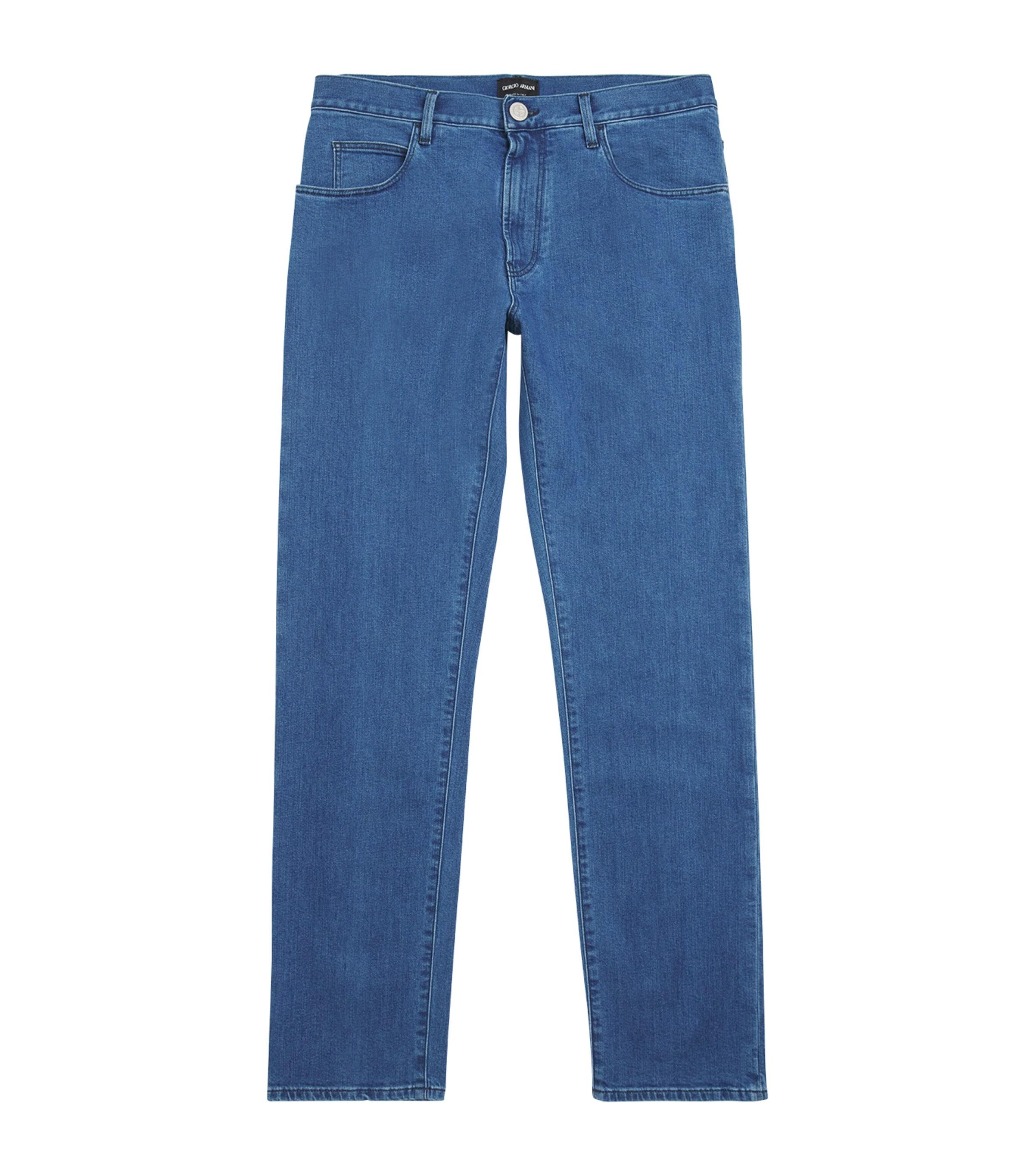 Giorgio Armani Stretch-Cotton Slim Jeans by GIORGIO ARMANI