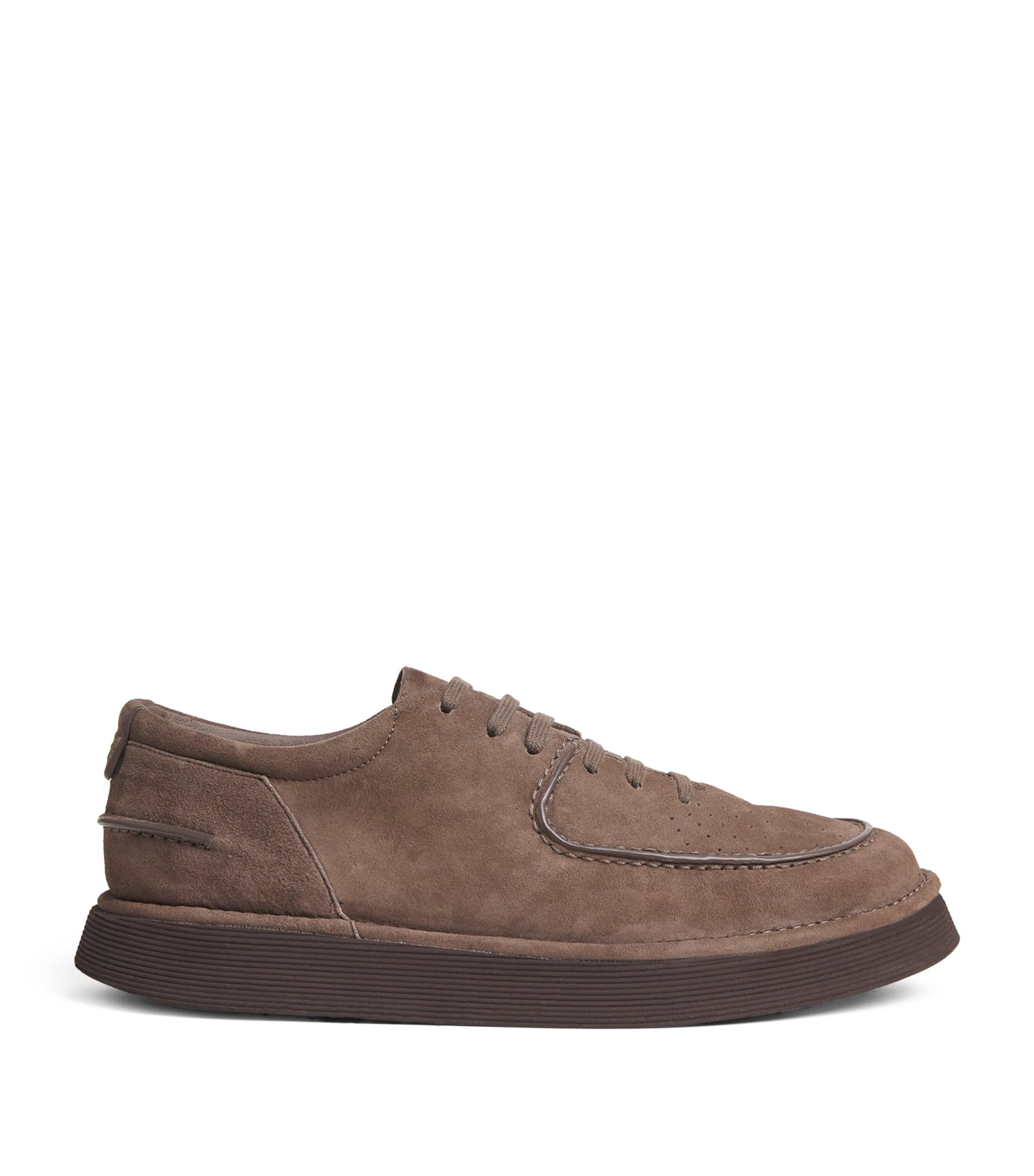 Giorgio Armani Suede Oxford Shoes by GIORGIO ARMANI