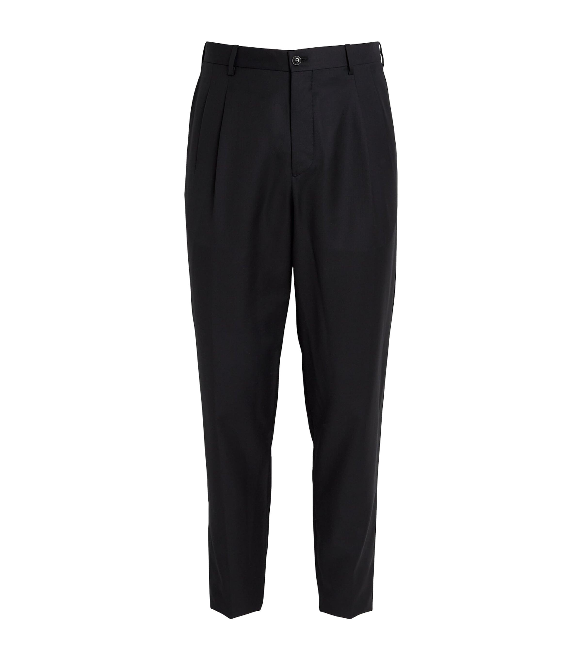Giorgio Armani Virgin Wool Tailored Trousers by GIORGIO ARMANI