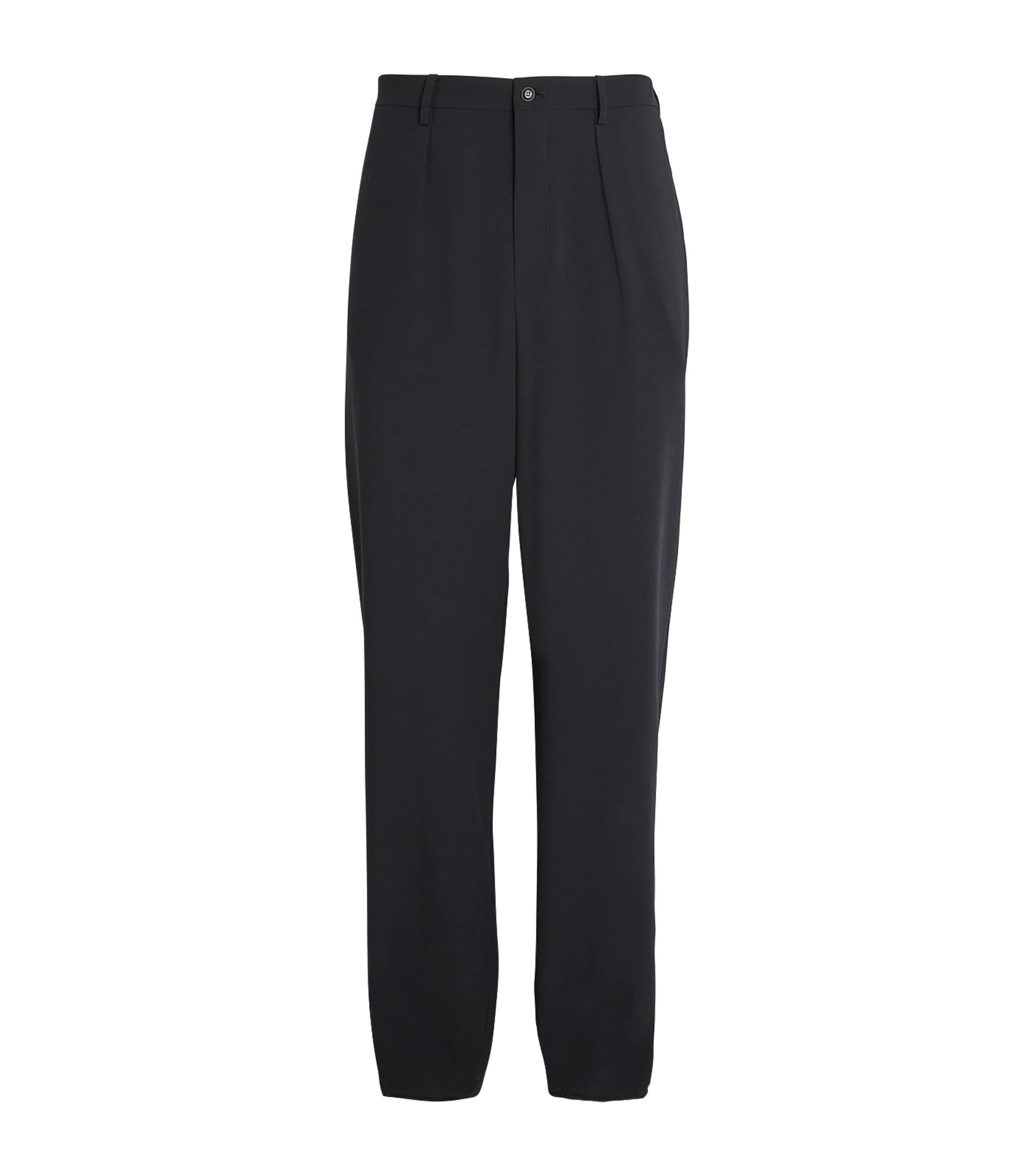 Giorgio Armani Virgin Wool Tailored Trousers by GIORGIO ARMANI