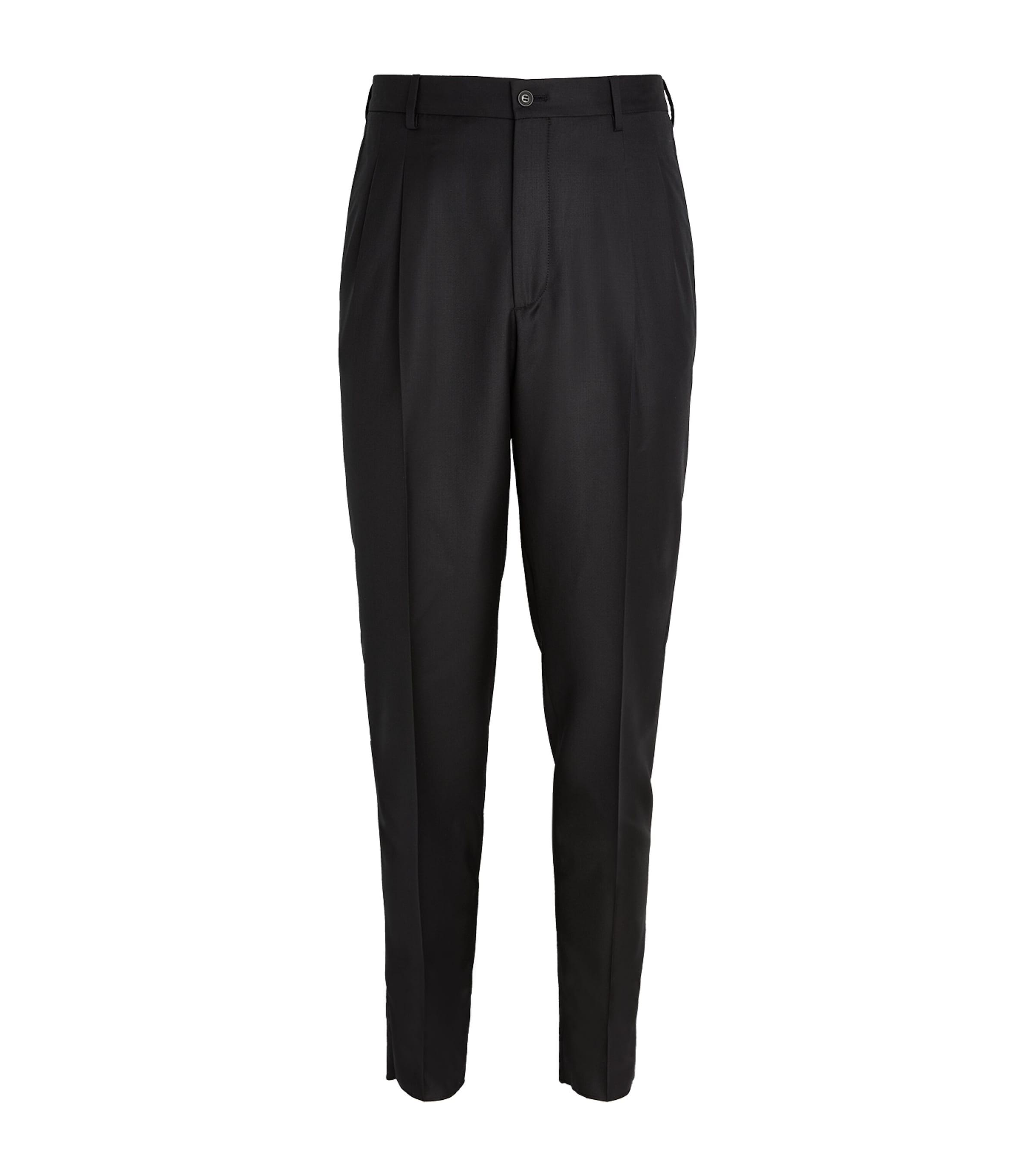 Giorgio Armani Wool-Cashmere Tailored Trousers by GIORGIO ARMANI