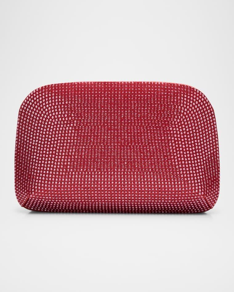 La Prima Satin & Rhinestone Clutch Bag by GIORGIO ARMANI
