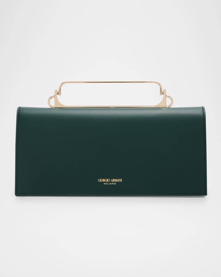 Leather Clutch Bag by GIORGIO ARMANI