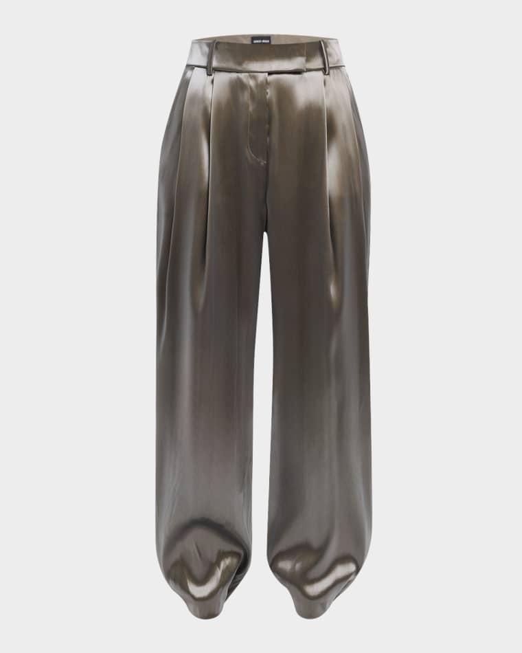 Liquid Silk Trousers by GIORGIO ARMANI