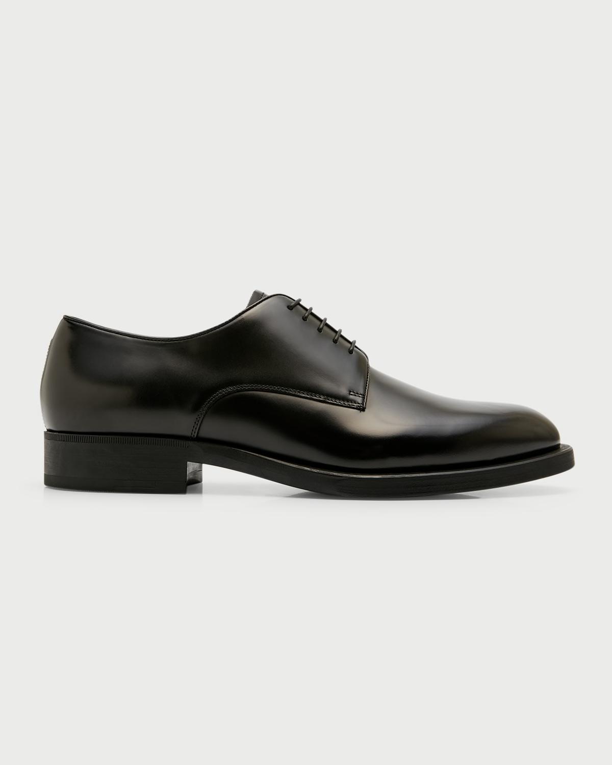 Men's Formal Leather Derby Shoes by GIORGIO ARMANI