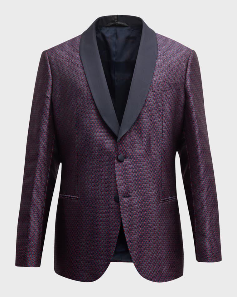 Men's Jacquard Shawl Blazer by GIORGIO ARMANI