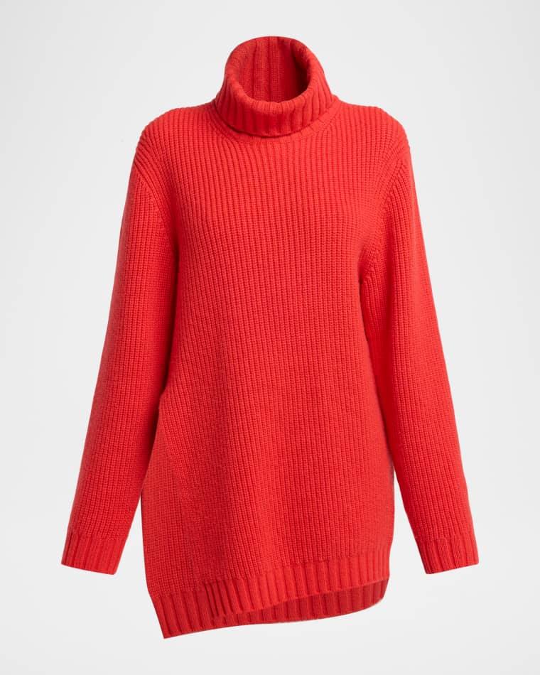 Ribbed Cashmere Turtleneck Sweater by GIORGIO ARMANI