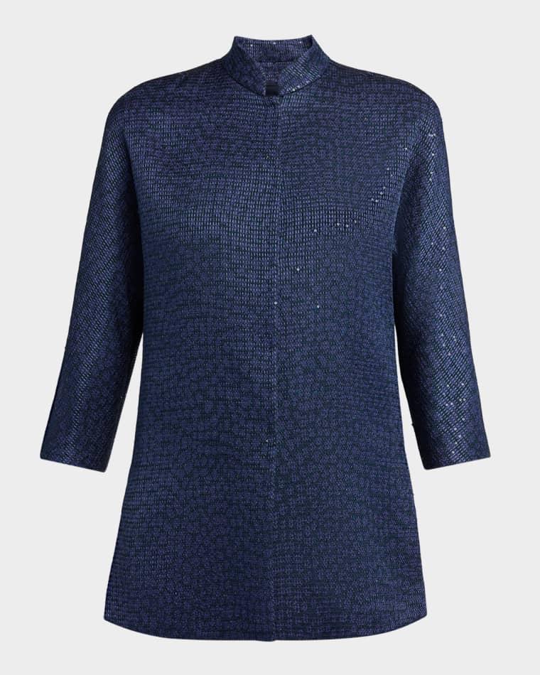 Sequined Single-Breasted Blazer by GIORGIO ARMANI
