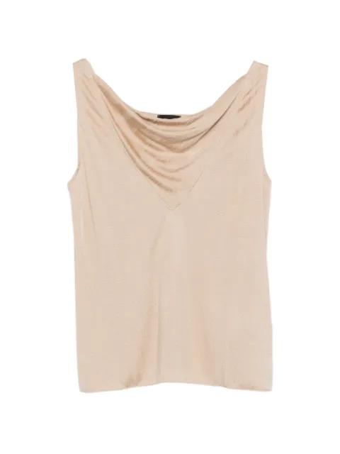 V-neck sleeveless top by GIORGIO ARMANI