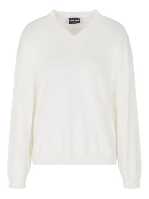V-neck sweater by GIORGIO ARMANI