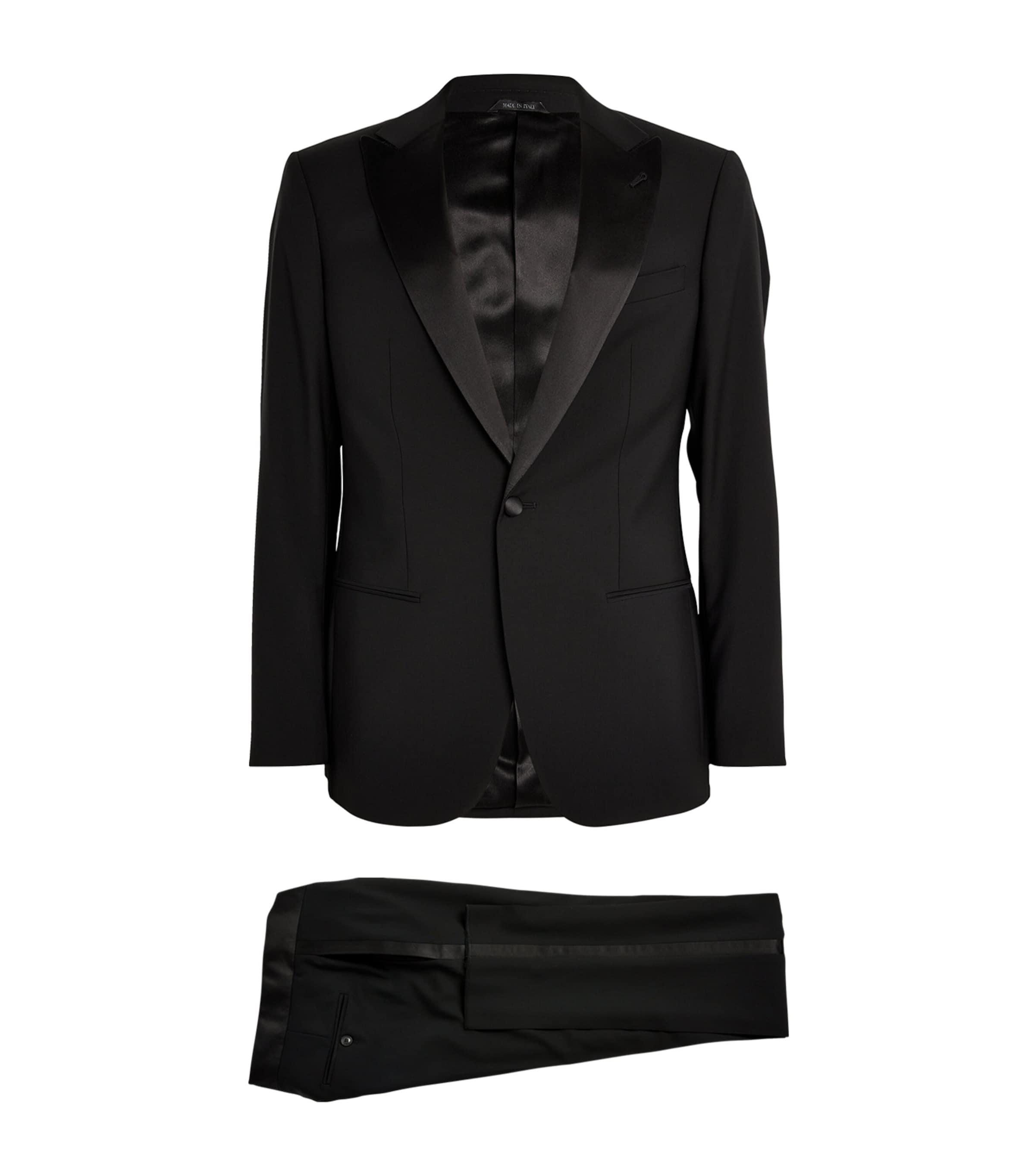 Virgin Wool-Silk 2-Piece Soho Tuxedo by GIORGIO ARMANI