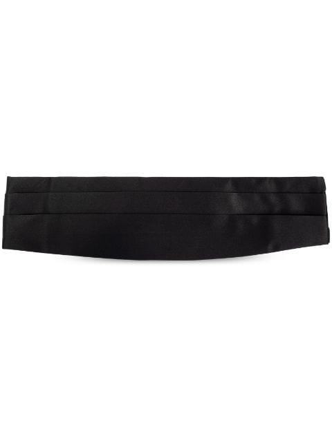 adjustable silk cummerbund by GIORGIO ARMANI