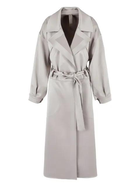 belted trench coat by GIORGIO ARMANI
