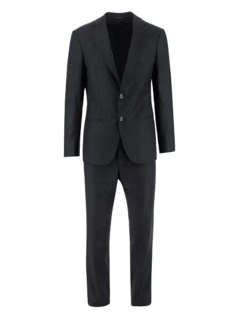 button-fastening wool suit by GIORGIO ARMANI