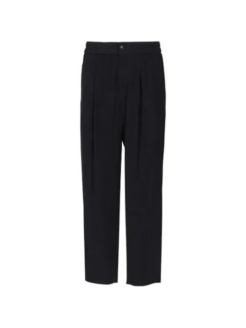 button pleat trousers by GIORGIO ARMANI