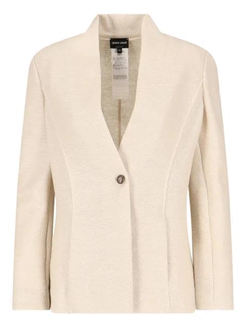 button single-breasted blazer by GIORGIO ARMANI
