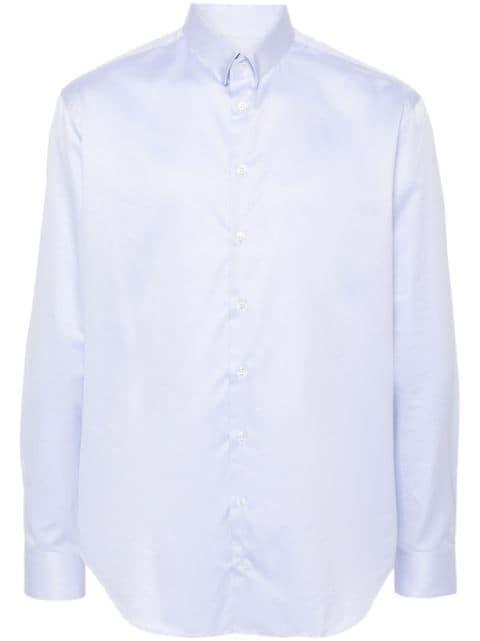 classic-collar cotton shirt by GIORGIO ARMANI