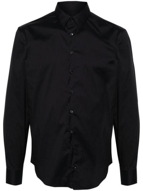 classic-collar poplin shirt by GIORGIO ARMANI