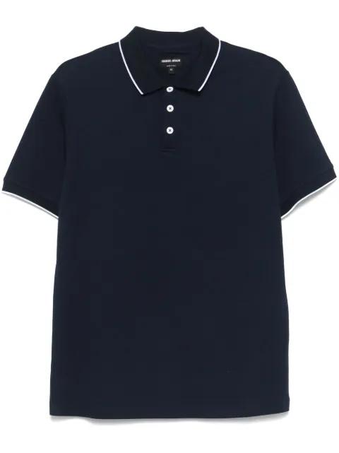 cotton polo shirt by GIORGIO ARMANI