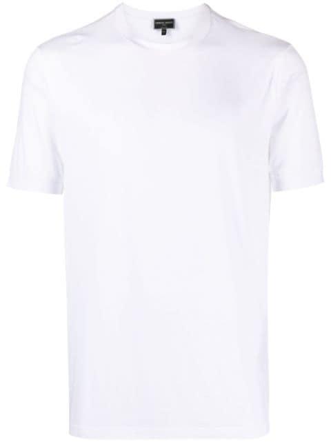 crew-neck plain T-shirt by GIORGIO ARMANI